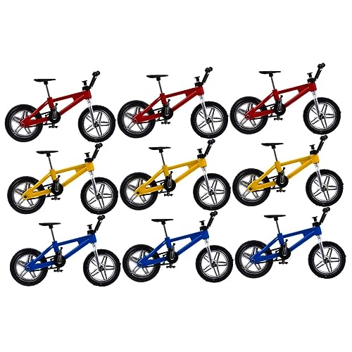 Kisangel 9 Stck Miniatur Finger Fahrrad Teiliges aus Legierter Metalllegierung Leichtes Fingergelenk Trainingsgerät Robustes Fingermovement Zubehör als Schreibtischdeko und Lernspielzeug Kisangel 9 Stck Miniatur Finger Fahrrad Teiliges aus Legierter Metalllegierung Leichtes Fingergelenk Trainingsgerät Robustes Fingermovement Zubehör als Schreibtischdeko und Lernspielzeug von Kisangel