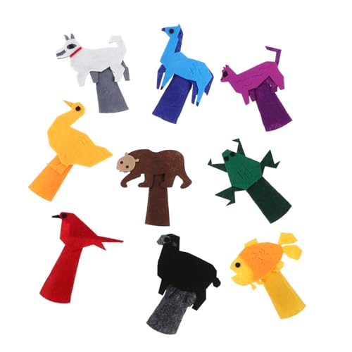 Kisangel 9 Stück Cartoon Animal Puppet Fingerpuppe Puppen für Handpuppen fühlten tierisch Filztierhandpuppen Stofftiere Filzspielzeug Filzpuppen realistische Filzpuppe gefühlt Kisangel 9 Stück Cartoon Animal Puppet Fingerpuppe Puppen für Handpuppen fühlten tierisch Filztierhandpuppen Stofftiere Filzspielzeug Filzpuppen realistische Filzpuppe gefühlt von Kisangel