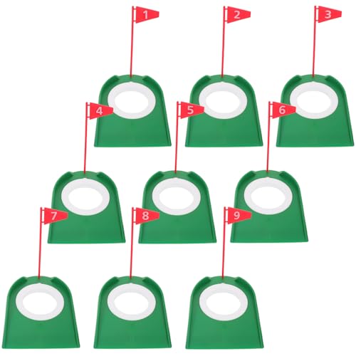 Kisangel 9 Stück Golf-Putting-Scheibe Im Freien Golfzubehör Übungstasse Golftraining Üben Putten Drinnen Tasse Setzen Loch Setzen Golf-Putting-Cup-Training Gadget Abs Rot Kisangel 9 Stück Golf-Putting-Scheibe Im Freien Golfzubehör Übungstasse Golftraining Üben Putten Drinnen Tasse Setzen Loch Setzen Golf-Putting-Cup-Training Gadget Abs Rot von Kisangel