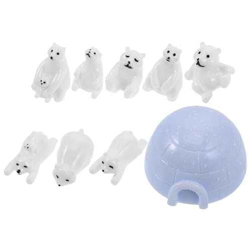 Kisangel 9 Stück Mikro Landschaftsdekoration Eisbär Eisbär Figur Eisbär Dekorationen Eisbär Ornament Arktische Tierfiguren Arktische Tierfiguren Harz Weiß Kisangel 9 Stück Mikro Landschaftsdekoration Eisbär Eisbär Figur Eisbär Dekorationen Eisbär Ornament Arktische Tierfiguren Arktische Tierfiguren Harz Weiß von Kisangel