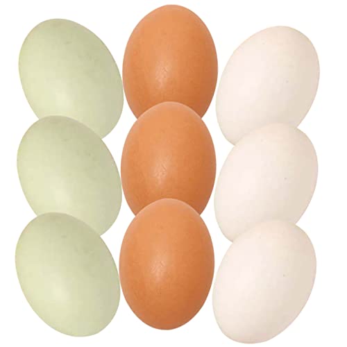 Kisangel 9 Stück Simulations-Ei- Eier Etiketten Kollektor gefälschte Ei-Requisiten ostersimulationsei für Party Holz-Fake-Ei kreatives Osterei Osterei hölzern Kisangel 9 Stück Simulations-Ei- Eier Etiketten Kollektor gefälschte Ei-Requisiten ostersimulationsei für Party Holz-Fake-Ei kreatives Osterei Osterei hölzern von Kisangel
