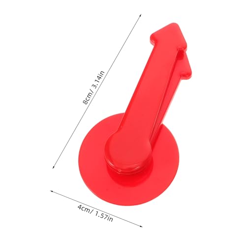 Kisangel 9 Stück Teiliges Pfeilspiel-zubehör aus Kunststoff Drehbare Zeiger für Brettspiele Ersatzteile für DIY Spielprojekte Lehrreiche Spielpfeile für Schul Partyaktivitäten von Kisangel