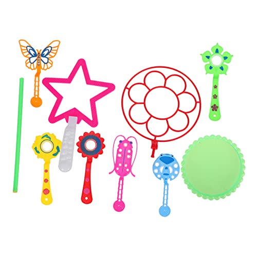 Kisangel 9 Stück Teiliges Seifenblasen Wandset für Farbenfrohes Blasenspielzeug für Partys für Outdoor Aktivitäten Stärkung der Eltern Junge Mädchen Bindung von Kisangel