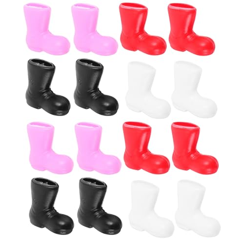 Kisangel 96 Mini-weihnachtsmannstiefel: Niedliche Miniaturschuhe für Weihnachtsdekoration, DIY-bastelprojekte, Puppenhaus-Ornamente von Kisangel