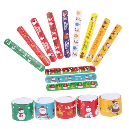 Kisangel 96Stücke Weihnachtsarmbänder Slap Armbänder aus Vielseitige Weihnachtsgeschenke für Kreative Weihnachtsdekoration für Festliche Anlässe Komfortabel und Langlebig Kisangel 96Stücke Weihnachtsarmbänder Slap Armbänder aus Vielseitige Weihnachtsgeschenke für Kreative Weihnachtsdekoration für Festliche Anlässe Komfortabel und Langlebig von Kisangel