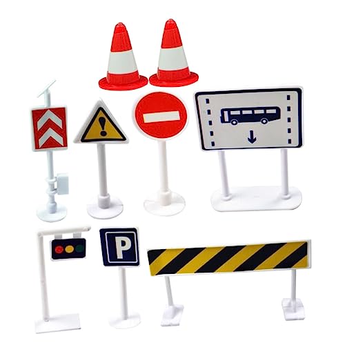 Kisangel 9Stücke Teiliges von Verkehrsschildern für Kognitive Spiele Verkehrssicherheit und Motorischen Fähigkeiten für Kreative Straßenszenen und Gemeinsames Kisangel 9Stücke Teiliges von Verkehrsschildern für Kognitive Spiele Verkehrssicherheit und Motorischen Fähigkeiten für Kreative Straßenszenen und Gemeinsames von Kisangel