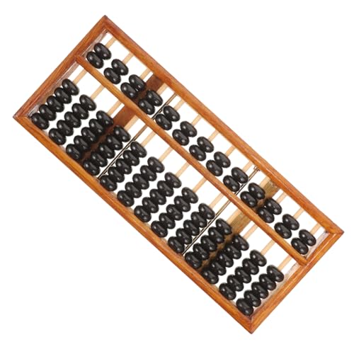 Kisangel Abakus Abakus Für Mathe Abakus Zählspielzeug Abakus Vintage Abakus Mathe Lernwerkzeuge Abakus Für Retro Werkzeuge Für Abakus Werkzeug Holz Khaki von Kisangel