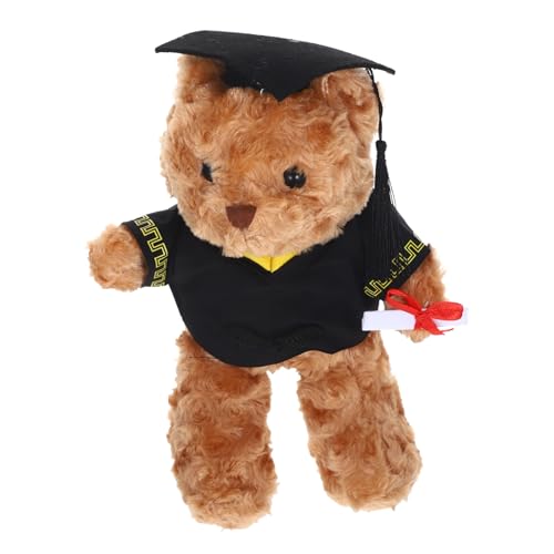 Kisangel Abschluss Bär Plüschtier Brauner mit Doktorhut Weicher Graduation Bear aus Plüsch mit Niedliches für Abschlussfeier und Examensparty Kisangel Abschluss Bär Plüschtier Brauner mit Doktorhut Weicher Graduation Bear aus Plüsch mit Niedliches für Abschlussfeier und Examensparty von Kisangel