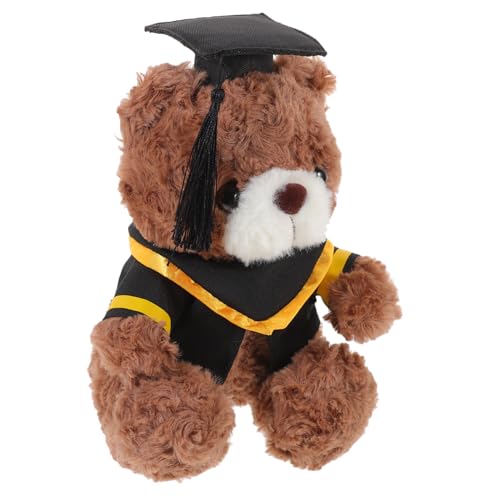 Kisangel Abschluss Stofftiere kuschelbären niedliche Soft Toy plushbit plüschbär pluschteddy entzückendes Bärenspielzeug Stofftier Bär zum Abschluss kleine Bärenpuppe PP Baumwolle von Kisangel