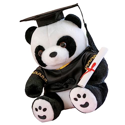 Kisangel Abschluss mit Doktorhut Niedlicher Kleiner Plüschbär Abschlussgeschenk für Kindergarten und Schule Weiches Kuscheltier als Dekoration und Fotorequisite von Kisangel
