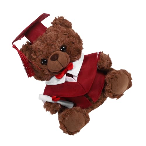 Kisangel Abschlussbär Plüsch Kuscheltier in Doktorrobe Weiches Graduation Stofftier Niedliche Deko für Schulabschlussfeier für Absolventen Jungen Mädchen Kisangel Abschlussbär Plüsch Kuscheltier in Doktorrobe Weiches Graduation Stofftier Niedliche Deko für Schulabschlussfeier für Absolventen Jungen Mädchen von Kisangel