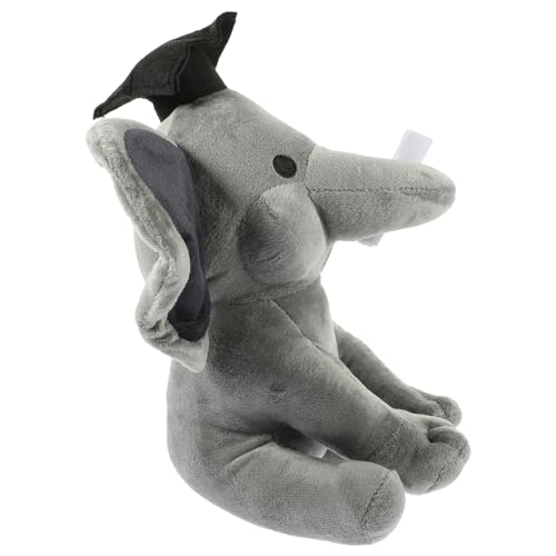 Kisangel Abschlussgeschenk niedliche Cute wohnzimmerdeko Klassenzimmerdekoration Puppe Elefantplüsch groß Elephant Stoffed Toy Abschluss gefüllter Elefant PP Baumwolle Grey von Kisangel