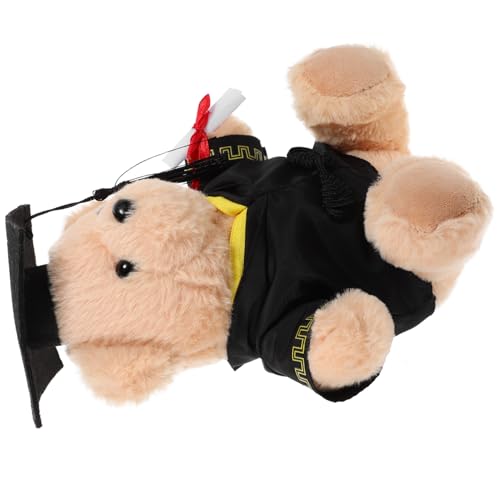 Kisangel Abschlussplüschbär Mit Gradkappe Süßes Kuscheltier Für Absolventen Perfektes Zur Abschlussfeier Flauschiger Mit Feinen Details Zur Dekoration von Kisangel