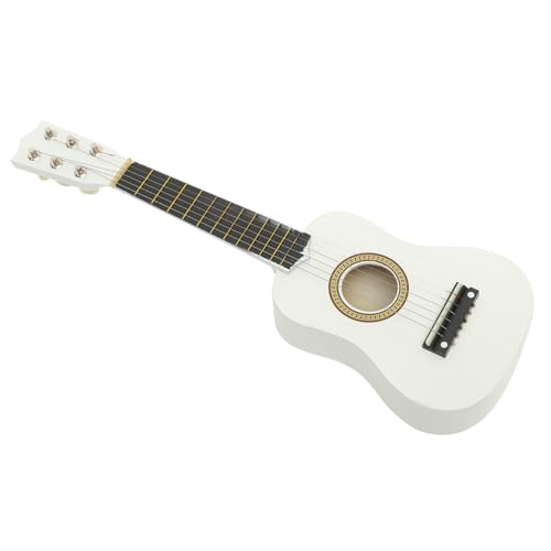 Kisangel Akustische Gitarre für Musikinstrument aus Holz für Anfänger Weiß Fördert Musikalische Fähigkeiten und Kreativität Perfektes für Kleine Musiker Kisangel Akustische Gitarre für Musikinstrument aus Holz für Anfänger Weiß Fördert Musikalische Fähigkeiten und Kreativität Perfektes für Kleine Musiker von Kisangel