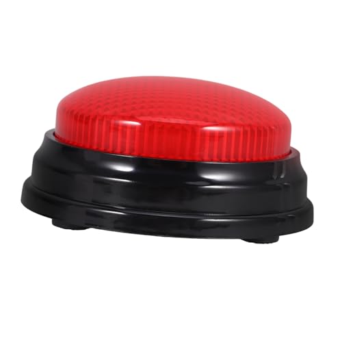 Kisangel Alarm Taste Mit Licht Und Sound Roter Buzzer Für Partyspiele Quizabende Und Lustige Wettbewerbe Partyzubehör Mit Alarmton Und Lichteffekten Kisangel Alarm Taste Mit Licht Und Sound Roter Buzzer Für Partyspiele Quizabende Und Lustige Wettbewerbe Partyzubehör Mit Alarmton Und Lichteffekten von Kisangel