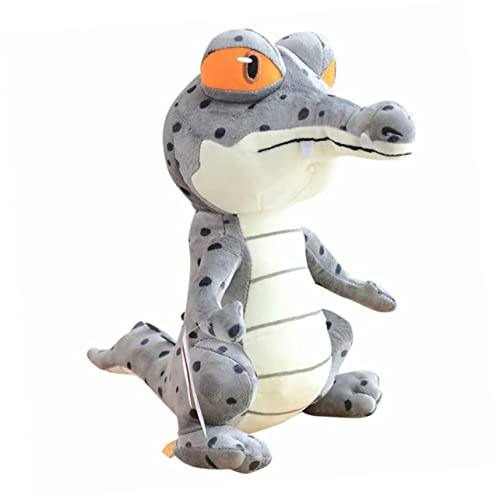 Kisangel Alligator Kuscheltier Plüschspielzeug Weiches Sitzendes Stofftier mit Niedlicher Cartoon Form und Wohnaccessoire Farblich Sortiert Langlebiges Material Zufällige von Kisangel