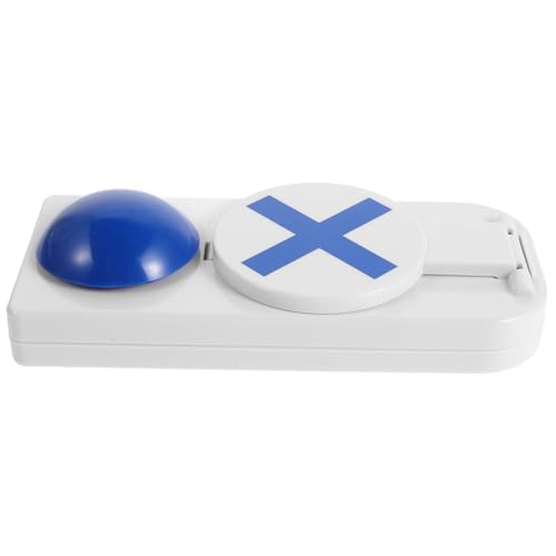 Kisangel Anrufbeantworter Gameshow Buzzer Buzzer Für Spiele Buzzer Tasten Antwort Buzzer Sound Taste Buzzer Für Quizspiele Buzzer Taste Klassenzimmer Buzzer Spiel Buzzer Kunststoff Blau von Kisangel