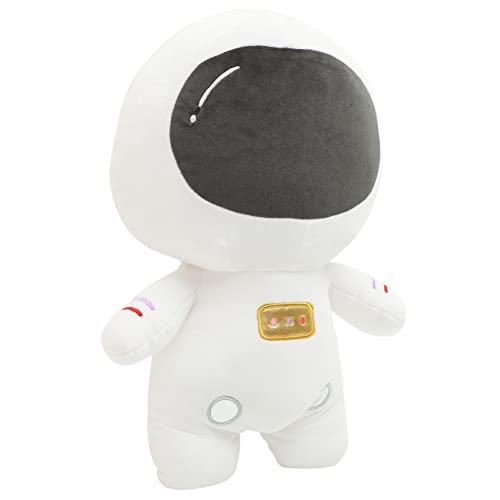 Kisangel Astronautenpuppe Astronaut Plüschpuppe Astronaut Astronauten-Plüschtier Weltraumspielzeug Kinderwagen gefülltes Astronautenkissen Kuscheliges Kuschelkissen Weiß von Kisangel