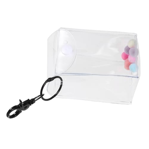 Kisangel Aufbewahrungsbox für Puppen Tragbare Dollbag klein Fall Mini-Figurentasche Puppentasche klar Schlüsselanhänger mit Figurendarstellung transparente Mini -Anhängertasche Plastik Kisangel Aufbewahrungsbox für Puppen Tragbare Dollbag klein Fall Mini-Figurentasche Puppentasche klar Schlüsselanhänger mit Figurendarstellung transparente Mini -Anhängertasche Plastik von Kisangel