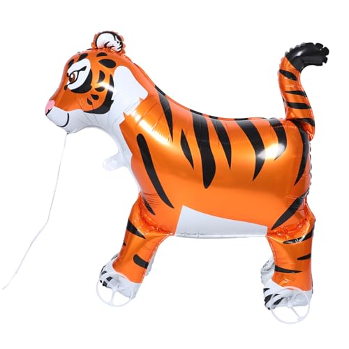 Kisangel Aufblasbarer Tiger mit Rädern Selbststehende Tier Dekoration für Tier Mottopartys Kindergeburtstage und Babypartys Kisangel Aufblasbarer Tiger mit Rädern Selbststehende Tier Dekoration für Tier Mottopartys Kindergeburtstage und Babypartys von Kisangel