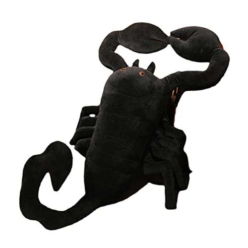 Kisangel Ausgestopfter Kuscheltiere Für Mädchen 10-12 Plüschtier Plüschpuppen Für Mädchen Gefüllter Skorpionplüsch Plüschtiere Zum Kuscheln Pp Baumwolle Black von Kisangel