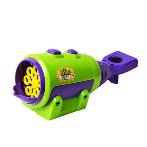 Kisangel Automatische Bubble Machine für Fahrrad Outdoor Seifenblasenmaschine Bunt Tragbar Sicher Leicht für Spaß von Kisangel
