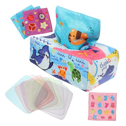 Kisangel Babysensorik Stoffspielzeug Tücherbox Dinosauriermotiv mit Verstärkten Nähten Fördert Feinmotorik Farb Hörwahrnehmung Weiches Hautfreundliches Material Geeignet für Kleinkinder Ab Kisangel Babysensorik Stoffspielzeug Tücherbox Dinosauriermotiv mit Verstärkten Nähten Fördert Feinmotorik Farb Hörwahrnehmung Weiches Hautfreundliches Material Geeignet für Kleinkinder Ab von Kisangel