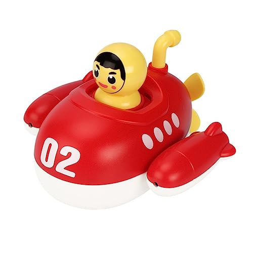 Kisangel Badespielzeug Frühlingsspielzeug Kreatives Wasserspielzeug für Kleinkinder Schwimmendes Boot mit Lustigem Design die Badewanne und Pool Fördert von Kisangel