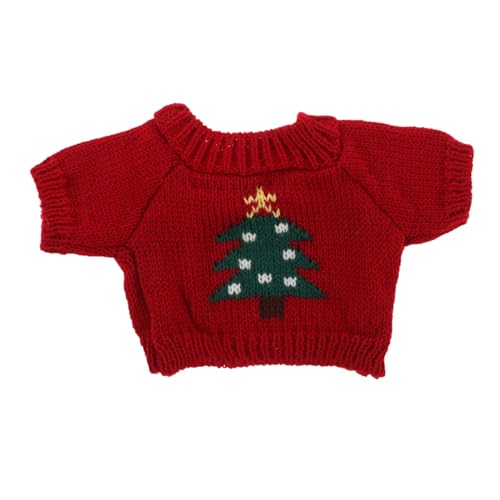 Kisangel Bär Puppenkostüm Für Stofftier Handgefertigter Pullover Weihnachtsrot Einfach Anzuziehen Leicht Zu Reinigen Als Anziehaccessoire Für Puppen Kisangel Bär Puppenkostüm Für Stofftier Handgefertigter Pullover Weihnachtsrot Einfach Anzuziehen Leicht Zu Reinigen Als Anziehaccessoire Für Puppen von Kisangel