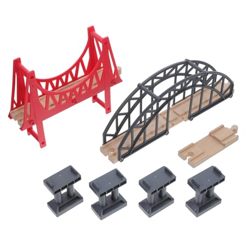 Kisangel -Bahn-Gleis Eisenbahnzubehör Schienen Eisenbahnbrücken konstruktionsspielzeug interaktives Spielzeugeisenbahn-Brückenstützen Spielzeugbrücke Plastik Kisangel -Bahn-Gleis Eisenbahnzubehör Schienen Eisenbahnbrücken konstruktionsspielzeug interaktives Spielzeugeisenbahn-Brückenstützen Spielzeugbrücke Plastik von Kisangel