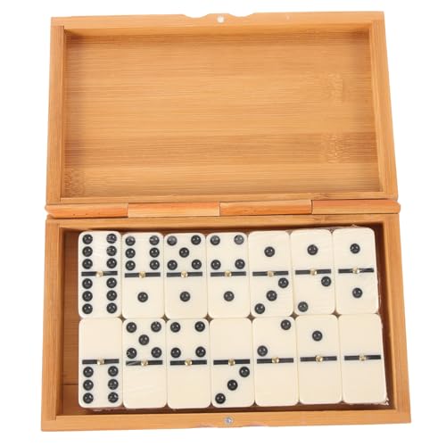 Kisangel Bambus Holz Domino Klassisches Lernspielzeug Lustiges Gesellschaftsspiel Leicht Tragbar Mit Aufbewahrungsbox Für Familie Freunde Kisangel Bambus Holz Domino Klassisches Lernspielzeug Lustiges Gesellschaftsspiel Leicht Tragbar Mit Aufbewahrungsbox Für Familie Freunde von Kisangel