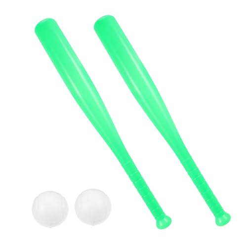 Kisangel Baseball Set aus Robustem Kunststoff mit Hohlem Baseballschläger und Weichen Bällen Sicher und Leicht Geeignet für Outdoor Spiele Strand Garten und Eltern Junge Mädchen von Kisangel