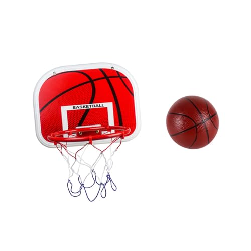 Kisangel Basketballkorb Set zum Aufhängen Basketballspiel Indoor und Outdoor Leichtes Sicheres Material Einfache Montage ohne Bohren als und Jungenzimmer Deko von Kisangel