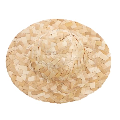 Kisangel Bastelhüte für Puppenhäuser Handgefertigte Strohhüte für Plüschenten Perfektes Zubehör für DIY Projekte und Puppendekoration Langlebig und Charmant Kisangel Bastelhüte für Puppenhäuser Handgefertigte Strohhüte für Plüschenten Perfektes Zubehör für DIY Projekte und Puppendekoration Langlebig und Charmant von Kisangel