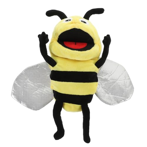 Kisangel Biene Handpuppe Bienenhandpuppen Honigbienen-Plüsch-Bienenspielzeug Puppen süß Bienenfingerpuppe Puppen für süße Tierpuppe Handpuppentier süße Puppen Marionette PP Baumwolle Kisangel Biene Handpuppe Bienenhandpuppen Honigbienen-Plüsch-Bienenspielzeug Puppen süß Bienenfingerpuppe Puppen für süße Tierpuppe Handpuppentier süße Puppen Marionette PP Baumwolle von Kisangel