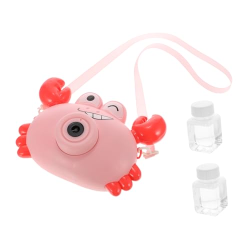 Kisangel Blasenmaschine Blasengebläse Seifenblasenset Blasenmacher Bubble Machine Kinderblasenbläser Kinderspielzeug Plastik Rosa von Kisangel