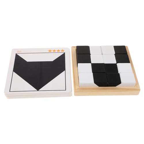 Kisangel Blockpuzzle Babyspielzeug Spielpuzzle Bauwürfel Kognitives Für Puzzle Bausteine ​​Babyblöcke Lernspielzeug Puzzles Für Jungenspielzeug Würfelpuzzle Holz von Kisangel