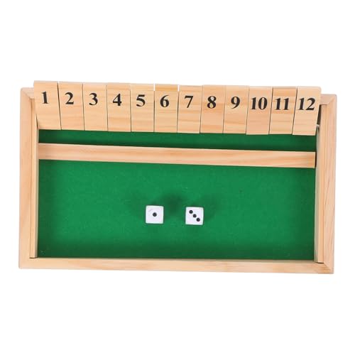 Kisangel Box Familienbrettspiele Brettspiele Für Senioren Holzwürfel Brettspiele Holzbrettspiele von Kisangel