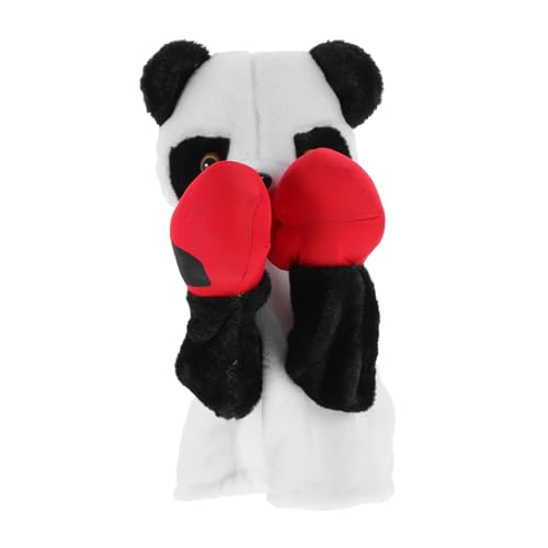 Kisangel Box Handpuppe Panda mit Sound Kreative Ausziehbare Box Handpuppe Weiches Plüschtier für Interaktives Rollenspiel und Lernspielzeug für Geburtstag und Familie von Kisangel