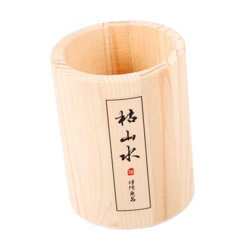Kisangel Box Zen Garten Zubehör Mini Sandrechen Zen Garten Organizer Mini Zen Rechen Zen Garten Zubehör Zen Garten Rechen Zen Garten Sandrechen Make Up Pinselhalter Make Up Etui Aus Holz von Kisangel