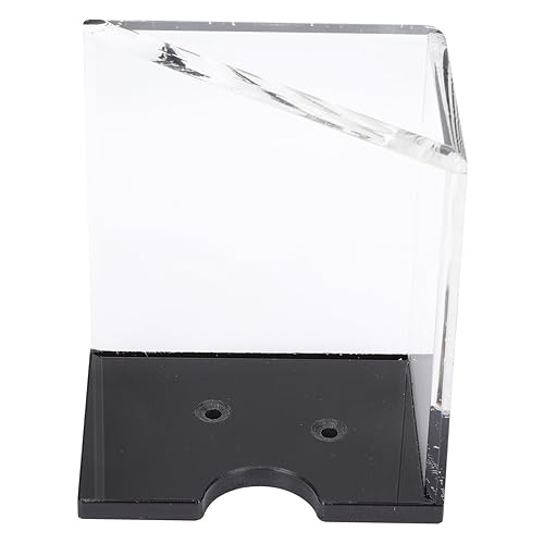 Kisangel Box wegwerfen klein Poker Fall handeln Spielkarten-Präsentationsständer Kartenanzeigestand Spielkartenhalter für Erwachsene Karte Steht Spielkarten-Organizer-Halter Acryl Weiß von Kisangel