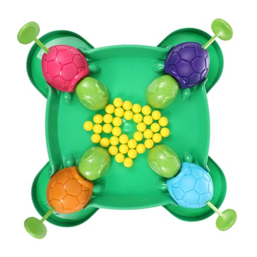 Kisangel Brettspiel Turtle Eating Beans Interaktives Desktop Spiel Bunte Bohnen Strategisches Denkspiel Fördert Beobachtung Reflexe und Soziales für Jungen Mädchen Ab Jahren von Kisangel