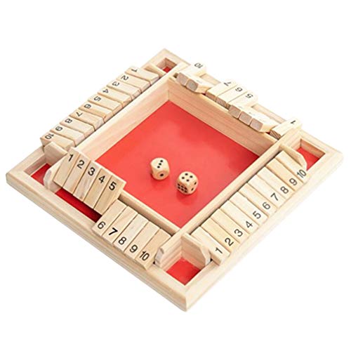 Kisangel Brettspiele Kinder Shut The Box Game Vierseitiges Flop-Spiel Holzbrettspiele Shut The Box Würfelspiel Kneipenbrettspiel Für Kinder Erwachsene Würfelspiele Für Erwachsene Kisangel Brettspiele Kinder Shut The Box Game Vierseitiges Flop-Spiel Holzbrettspiele Shut The Box Würfelspiel Kneipenbrettspiel Für Kinder Erwachsene Würfelspiele Für Erwachsene von Kisangel