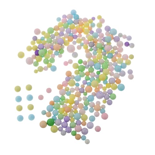 Kisangel Bunte Schaumkugeln 4-6 Mm Kleine Schaumkügelchen Polystyrol Bunte Füllstoff Mini Kleiner Runde Kugel Glatte Füllungsperle Für Vase Bohnensack Füllstoff 100g von Kisangel