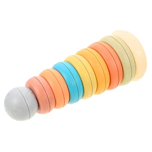Kisangel Bunte Stapelbare Ring Spielzeuge aus Hochwertigem Silikon für Kleinkinder Fördert Kreativität und Vorstellungskraft Sicher und Langlebig für Kindergeburtstag und Alltag von Kisangel
