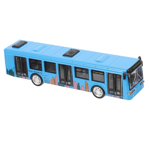 Kisangel Busmodell für kinderspielzeug spielzeuge für car for car Auto Spielzeugbus Bus- Stadtbus zurückziehen ABS-Kunststoff Blue von Kisangel