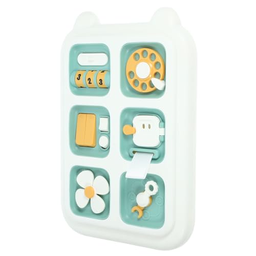Kisangel Busy Board Für Kleinkinder Montessori Aus Langlebigem Material Für Frühe Und Feinmotorik Tragbar Und Leicht Für Jungen Und Ab Monaten von Kisangel