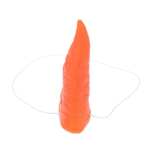 Kisangel Cosplay Schneemann Karottennase Kostüm Requisite Leicht und Komfortabel Lustig Für Weihnachts Themenpartys Für Erwachsene von Kisangel