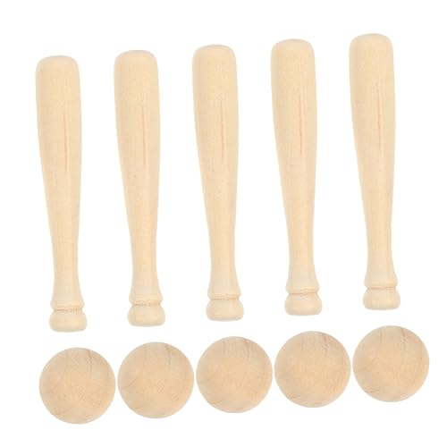 Kisangel DIY Baseball Schläger Holzspielzeug Teilig Bemalbare Mini Baseballschläger und Bälle Kreative Bastelsets für Langlebige Holzmodelle als Desktop Dekoration und Lernspielzeug Kisangel DIY Baseball Schläger Holzspielzeug Teilig Bemalbare Mini Baseballschläger und Bälle Kreative Bastelsets für Langlebige Holzmodelle als Desktop Dekoration und Lernspielzeug von Kisangel