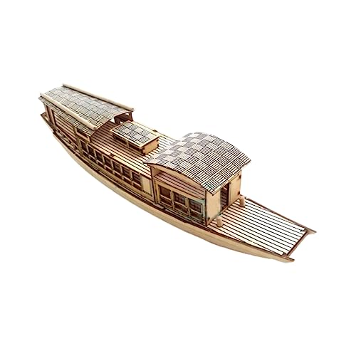 Kisangel DIY Holzboot Modell Bausatz Kreatives Logischem Und Geschicklichkeit Für Dekoration Und Für Jung Und Alt von Kisangel